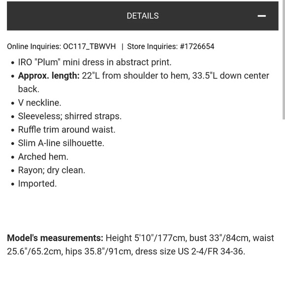 IRO Orange Plum Ohno Abstract Tropical Print Dress Flowy Tie Waist Sleeveless - Picture 10 of 14